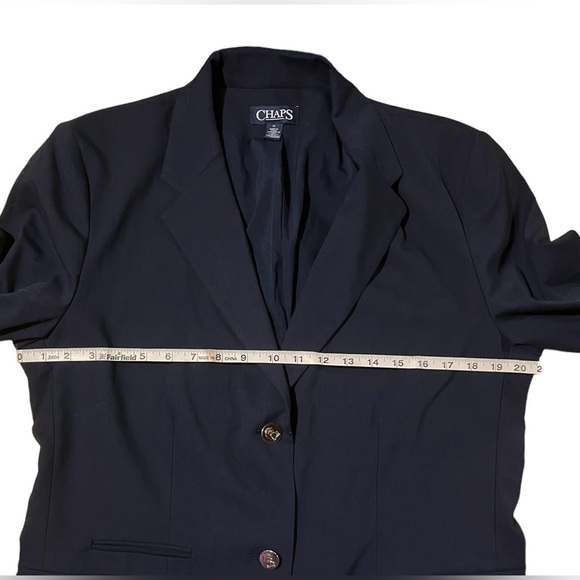 NWOT Chaps Women’s 2 Button Viscose Blend Blazer - Picture 8 of 13